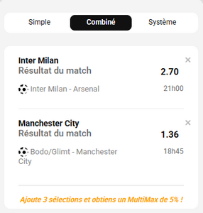 2eme pari du pari systeme 2 sur 3