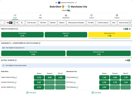 Exemple d'événement sportif football